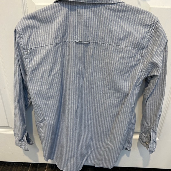 Topshop denim striped shacket. US 6 - Picture 2 of 4